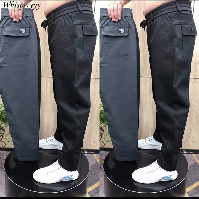 Men's Pants Solid Comfortable Casual Streetwear Pockets Straight Trousers Spring Autumn New Baggy Hosen Drawstring Pantalones
Men's Pants Solid Comfortable Casual Streetwear Pockets Straight Trousers Spring Autumn New Baggy Hosen Drawstring Pantalones