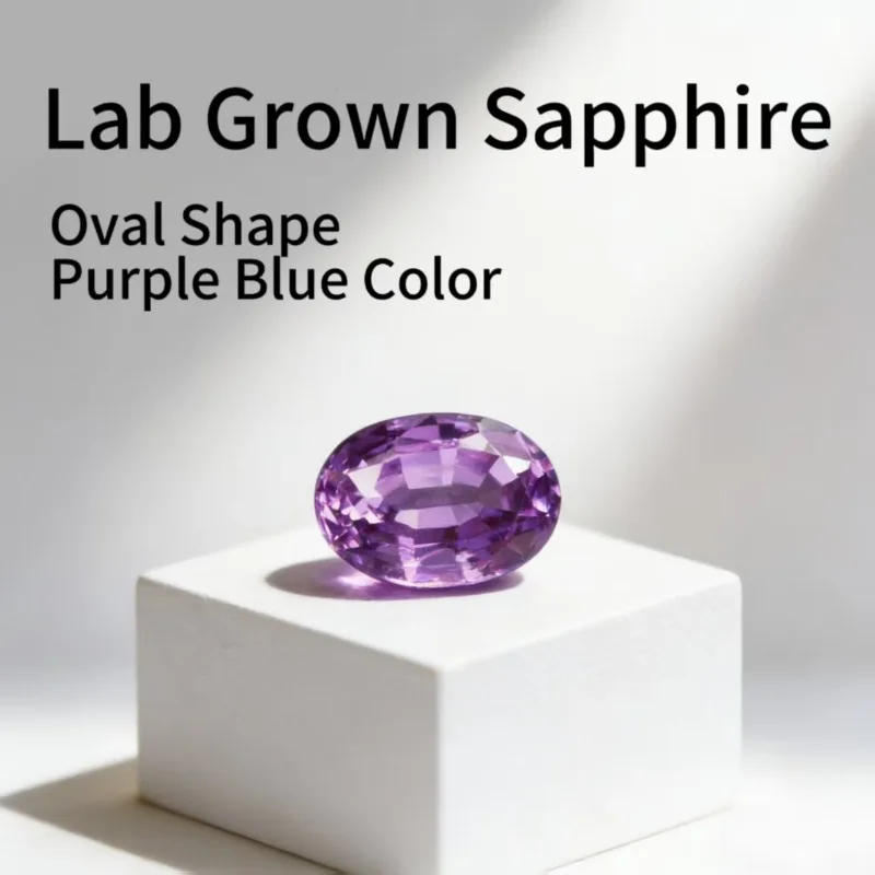 Lab Grown Sapphire Beads Oval Shape Purplish Blue Charms Gemstones Wholesale Loosefor DIY Jewelry Making Optional certificate
Lab Grown Sapphire Beads Oval Shape Purplish Blue Charms Gemstones Wholesale Loosefor DIY Jewelry Making Optional certificate