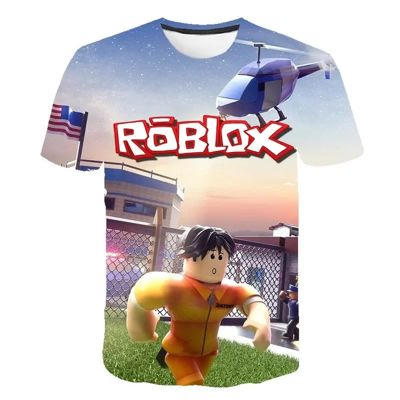 Симпатичная футболка Robloxs с принтом, круглым вырезом и короткими рукавами, подходит для детской одежды, для мальчиков, девочек, для повседневного использования.
Симпатичная футболка Robloxs с принтом, круглым вырезом и короткими рукавами, подходит для детской одежды, для мальчиков, девочек, для повседневного использования.