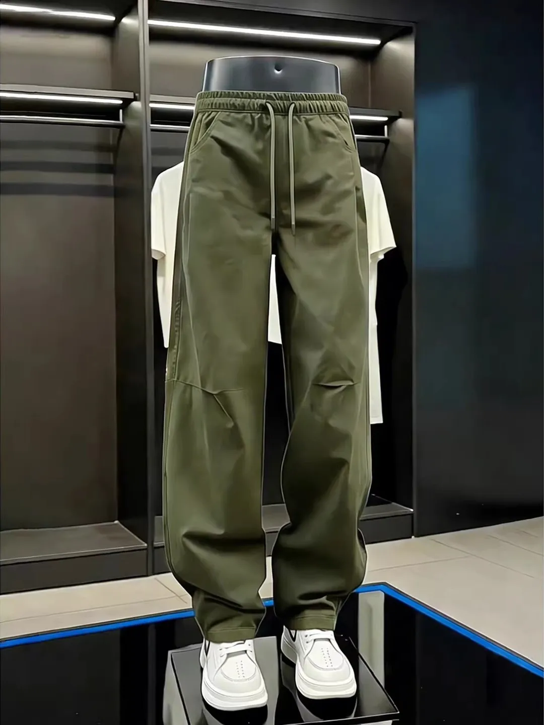 Military een American Folded Work Pants Men Spring CleanFit Slimming High Risen Knife Straight Casual Pants
Military een American Folded Work Pants Men Spring CleanFit Slimming High Risen Knife Straight Casual Pants