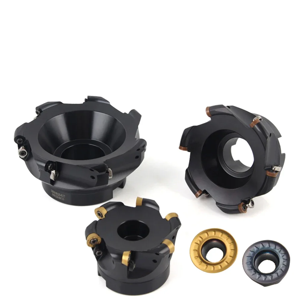 HOANYORE 63MM*4F 80MM*5F Face milling 63 diameter machining center milling cutter disc
HOANYORE 63MM*4F 80MM*5F Face milling 63 diameter machining center milling cutter disc