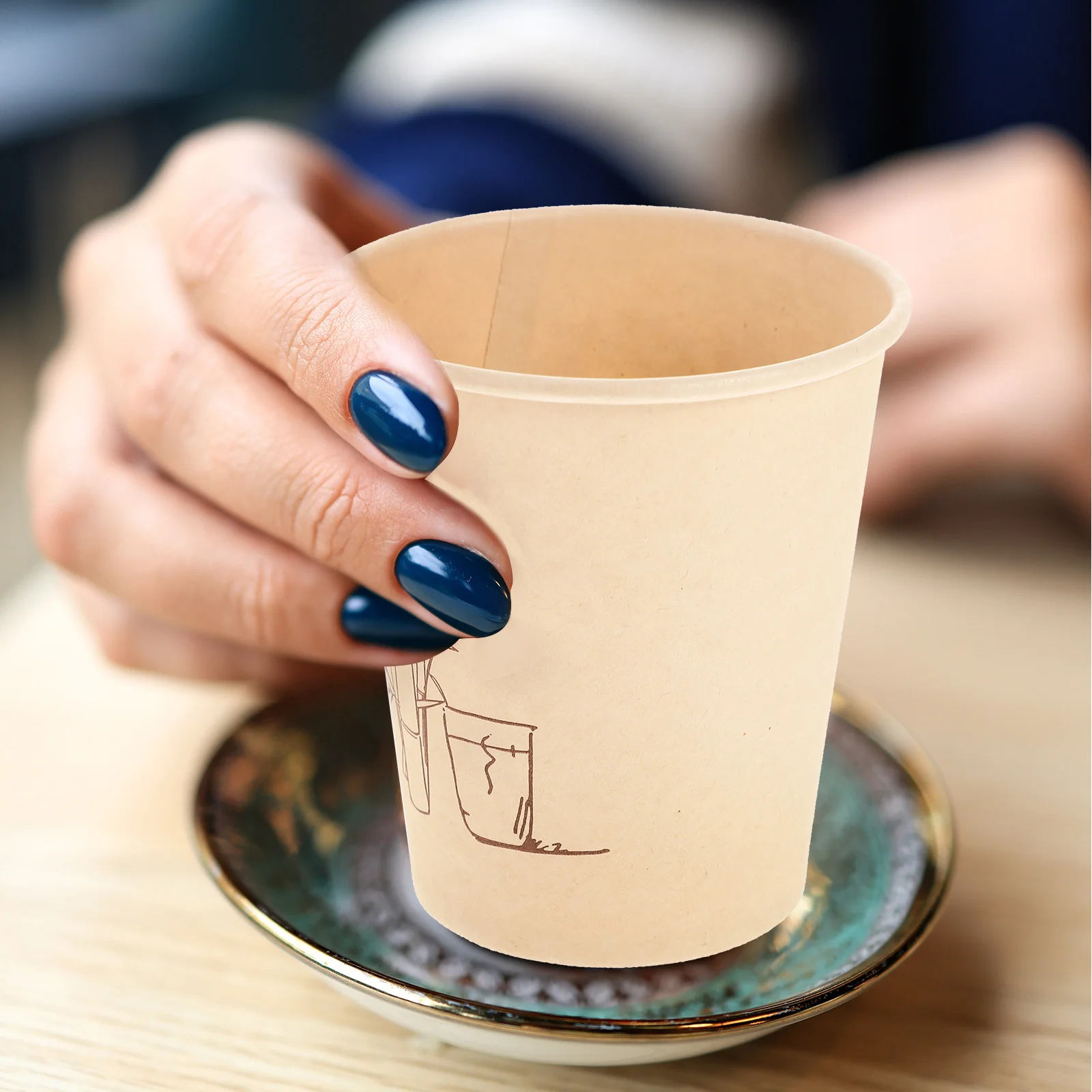 150Pcs Stylish Disposable Bamboo Fiber Cups Multi Use Drinkware for Coffee Tea Water Portable Cups for Picnic Camping Travel
150Pcs Stylish Disposable Bamboo Fiber Cups Multi Use Drinkware for Coffee Tea Water Portable Cups for Picnic Camping Travel