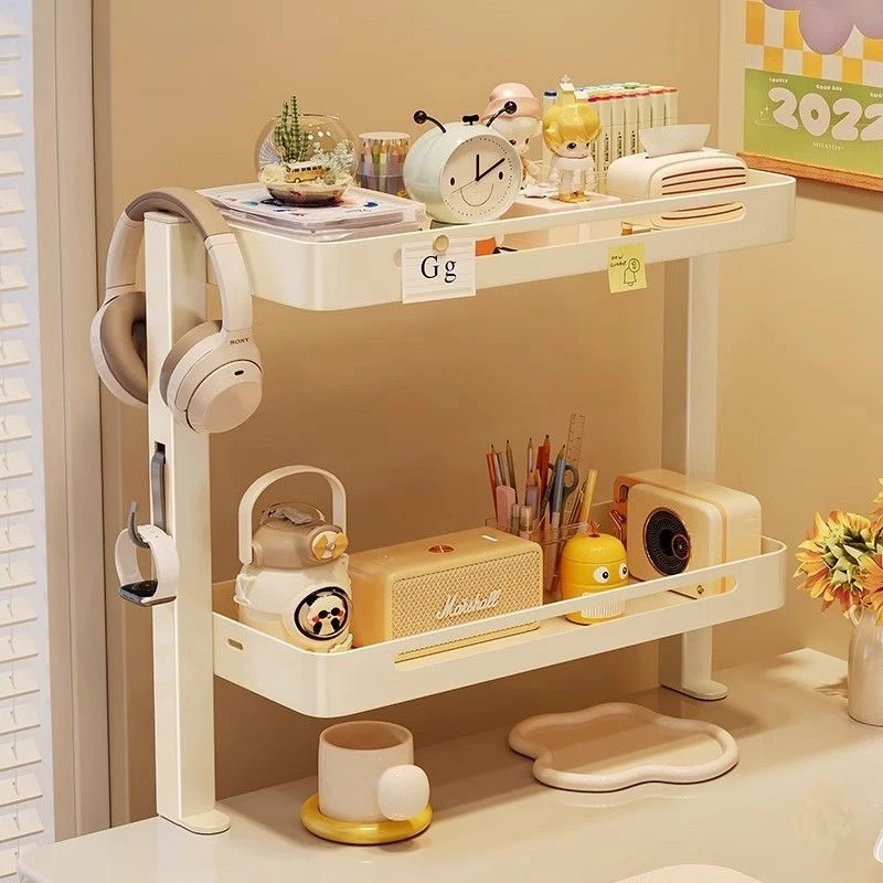 2 Layers Desktop Simple Storage Rack Shelf Computer Office Countertop Clip on Bracket Adjustable Organizing Rack Desk Study Home
2 Layers Desktop Simple Storage Rack Shelf Computer Office Countertop Clip on Bracket Adjustable Organizing Rack Desk Study Home
