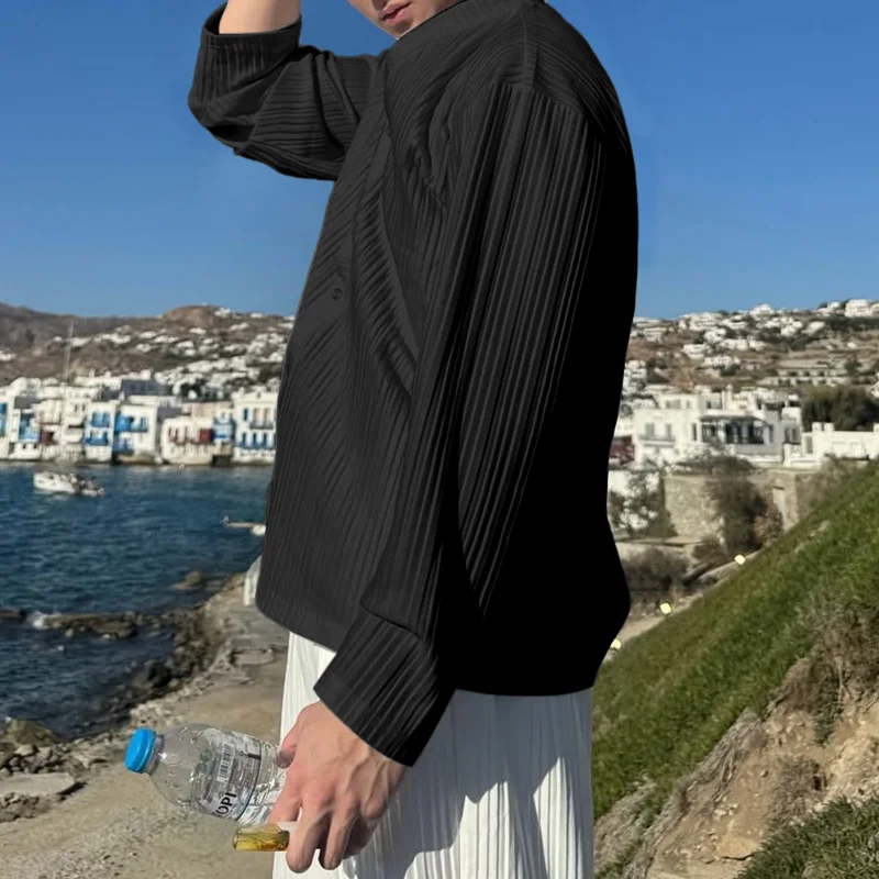 INCERUN Men Shirt V Neck Long Sleeve Solid Knitted Casual Male Tops Streetwear Loose Korean Style Fashion Shirts Men Clothing
INCERUN Men Shirt V Neck Long Sleeve Solid Knitted Casual Male Tops Streetwear Loose Korean Style Fashion Shirts Men Clothing