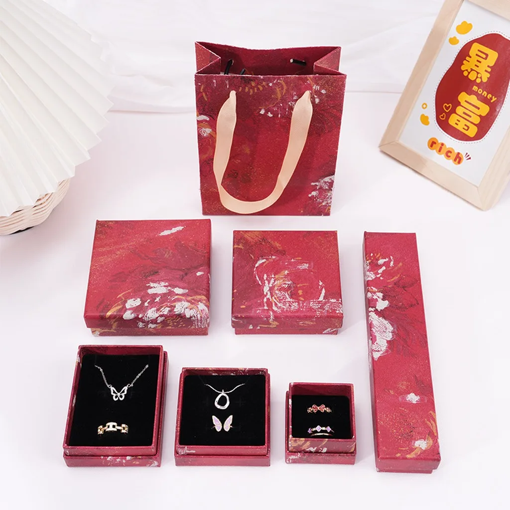 Paper Jewelry Box Hot Stamping Cardboard Jewelry Packaging Box Gift Box For Necklace High Density For Jewelry Storage Wedding
Paper Jewelry Box Hot Stamping Cardboard Jewelry Packaging Box Gift Box For Necklace High Density For Jewelry Storage Wedding