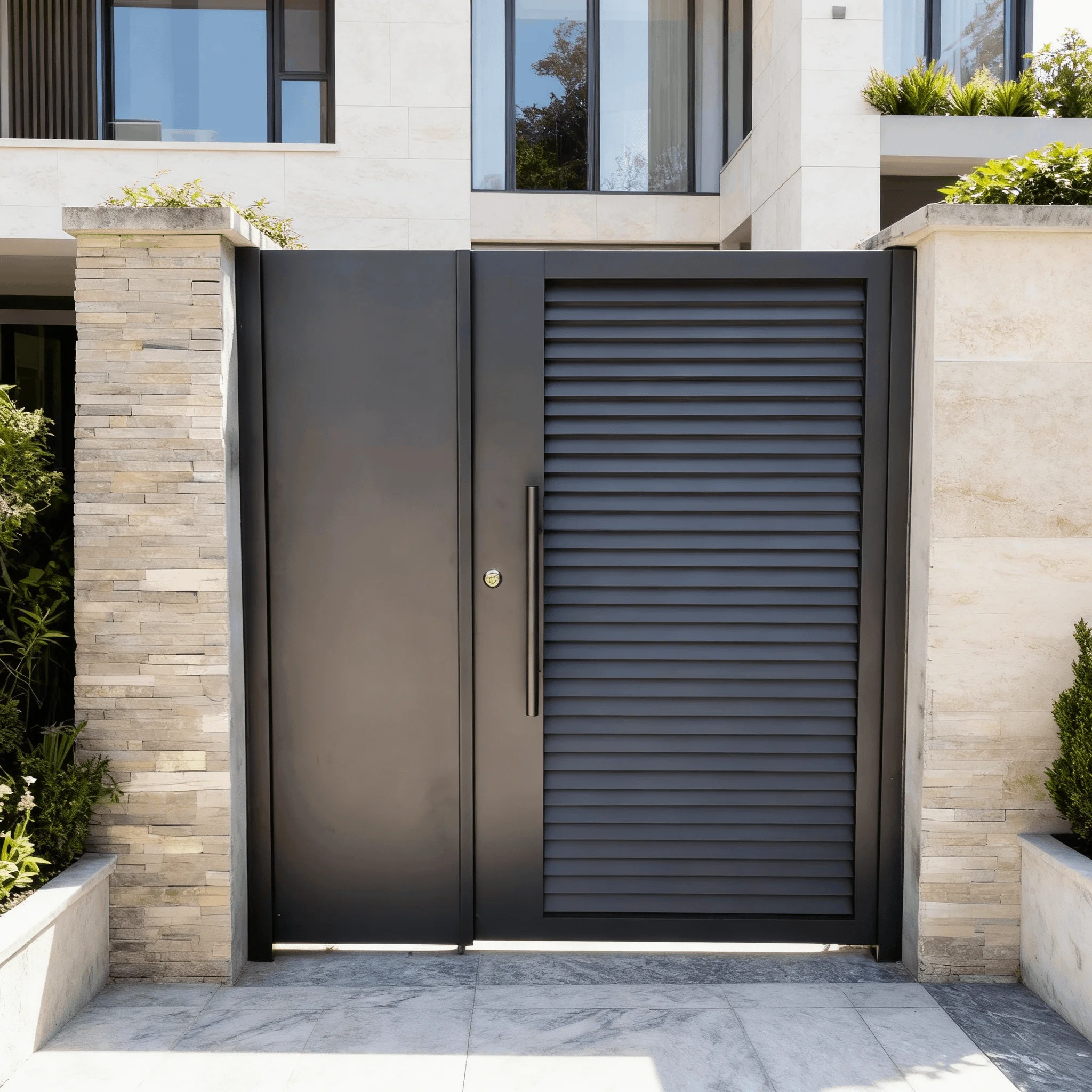 Modern Outdoor Gate Simple Design Customized Waterproof Assemble Fence Gate
Modern Outdoor Gate Simple Design Customized Waterproof Assemble Fence Gate