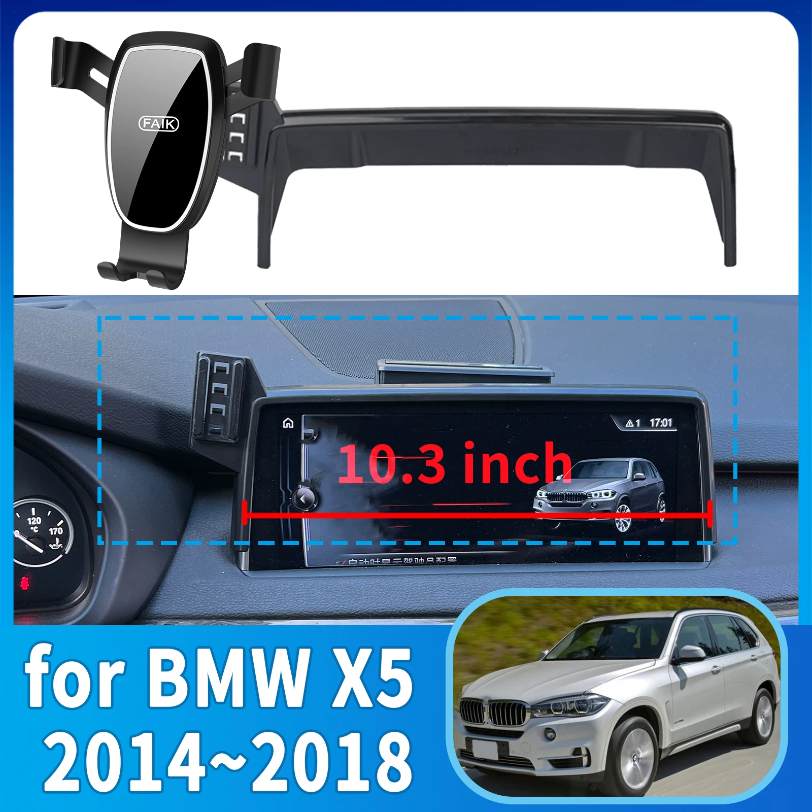 fit for BMW X5 2014 2015 2016-2018 F15 (10.3in) Anti-Shake Screen Base Phone Holder Mount Stand Dedicated Car accessoires
fit for BMW X5 2014 2015 2016-2018 F15 (10.3in) Anti-Shake Screen Base Phone Holder Mount Stand Dedicated Car accessoires