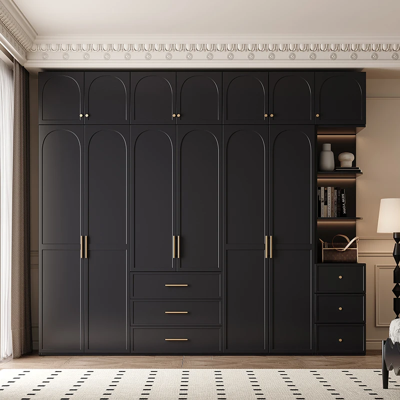 Aesthetic Black Luxury Wardrobes Hanging Clothes Tidy Home Open Wardrobes Bedroom Locker Armario Armable De Ropa Furniture
Aesthetic Black Luxury Wardrobes Hanging Clothes Tidy Home Open Wardrobes Bedroom Locker Armario Armable De Ropa Furniture