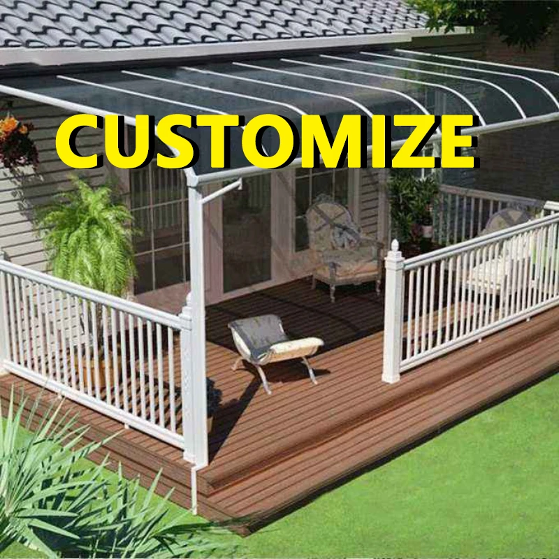Any Size Custom Heavy Duty Aluminum Alloy Outdoor Balcony Canopy UV Resistant Polycarbonate Roof Patio Garden Typhoon Proof Cove
Any Size Custom Heavy Duty Aluminum Alloy Outdoor Balcony Canopy UV Resistant Polycarbonate Roof Patio Garden Typhoon Proof Cove