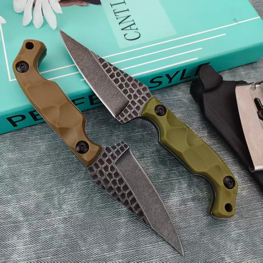 Outdoor Hunting Camping Fishing Essential Straight Knife Ergonomic Design Portable Adventure Nylon Fiber Handle Tool with Sheath
Outdoor Hunting Camping Fishing Essential Straight Knife Ergonomic Design Portable Adventure Nylon Fiber Handle Tool with Sheath