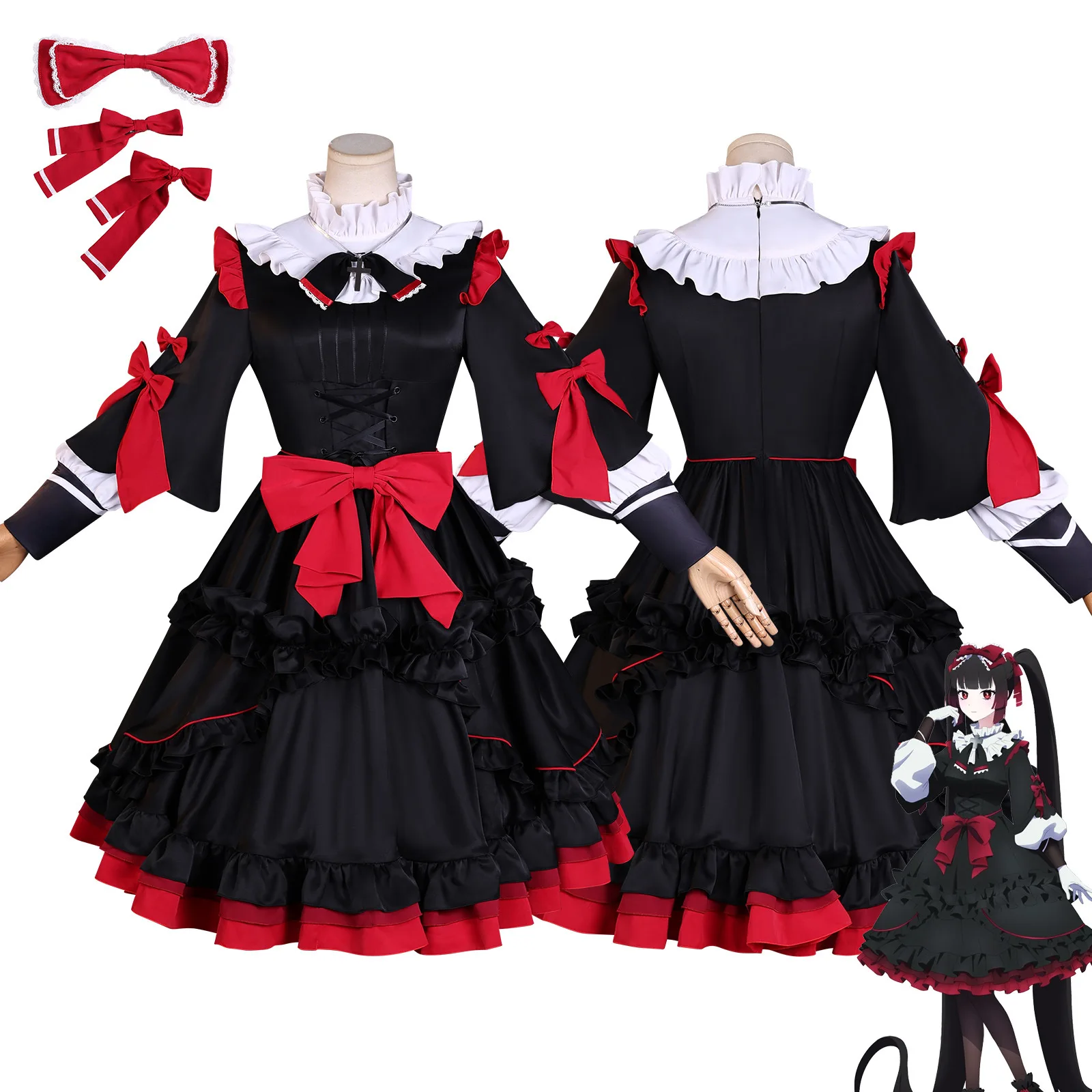 NEEDY GIRL OVERDOSE Goku Kishin Mihyoka Dress Cosplay Costume Anime Character Halloween Masquerade Clothing for Adults
NEEDY GIRL OVERDOSE Goku Kishin Mihyoka Dress Cosplay Costume Anime Character Halloween Masquerade Clothing for Adults