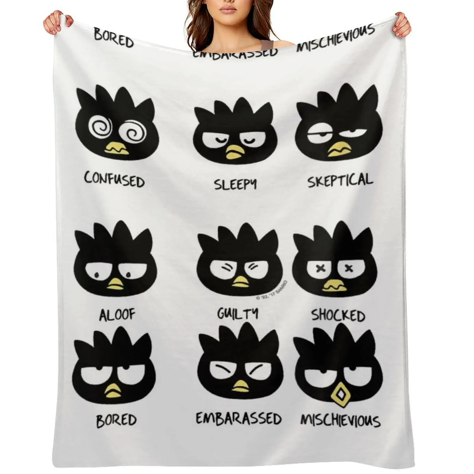 Bádtz - Máru Different Moods Tee Throw Blanket Flannel Fabric Vintage Softest Decoratives Blankets
Bádtz - Máru Different Moods Tee Throw Blanket Flannel Fabric Vintage Softest Decoratives Blankets