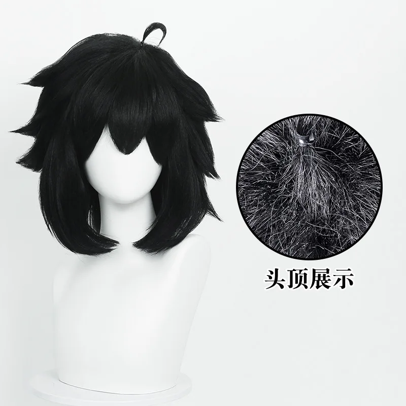 Synthetic Cosplay Wig with Realistic Scalp Rose Net Short Black White Hair Anime Inspired Style for Party Halloween Costume
Synthetic Cosplay Wig with Realistic Scalp Rose Net Short Black White Hair Anime Inspired Style for Party Halloween Costume