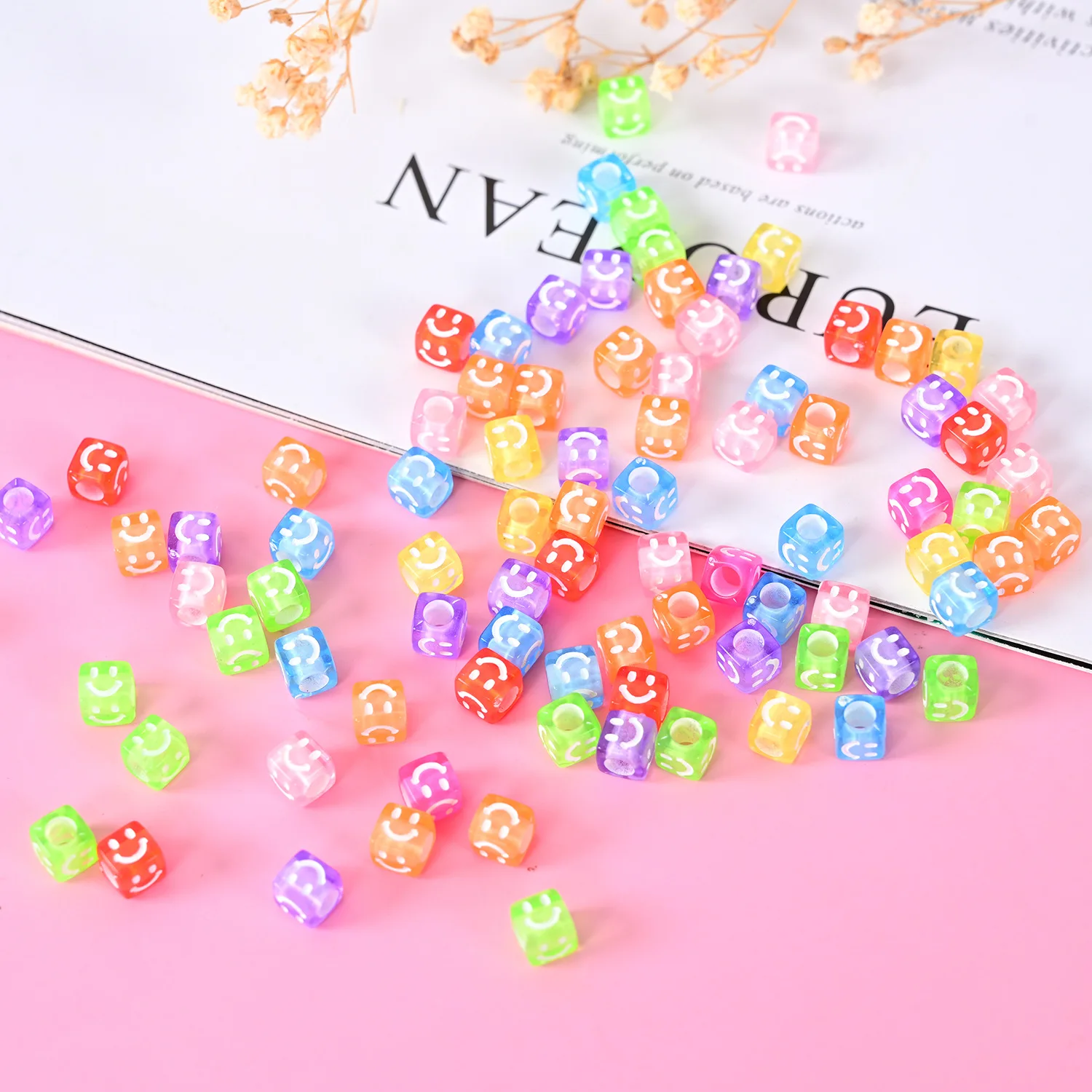 Smile Beads Transparent Loose Acrylic Letter Beads 6mm 2600pcs Colorful Square Bracelet Jewelry Beads Jewelry Making Beads
Smile Beads Transparent Loose Acrylic Letter Beads 6mm 2600pcs Colorful Square Bracelet Jewelry Beads Jewelry Making Beads