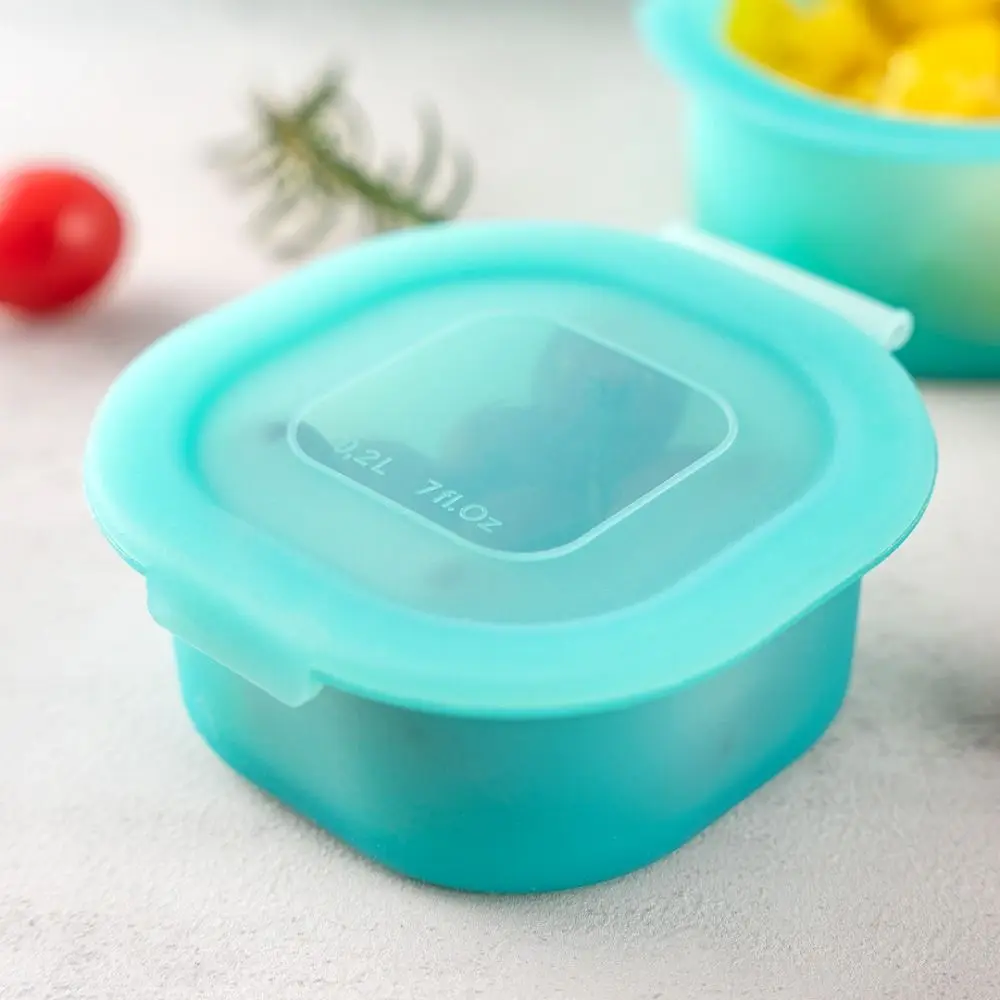 2Pcs Practical Silicone Food Storage Container Sealed 200ML Refrigerator Organizer with Lid Fresh-Keeping Lunch Box for Home
2Pcs Practical Silicone Food Storage Container Sealed 200ML Refrigerator Organizer with Lid Fresh-Keeping Lunch Box for Home