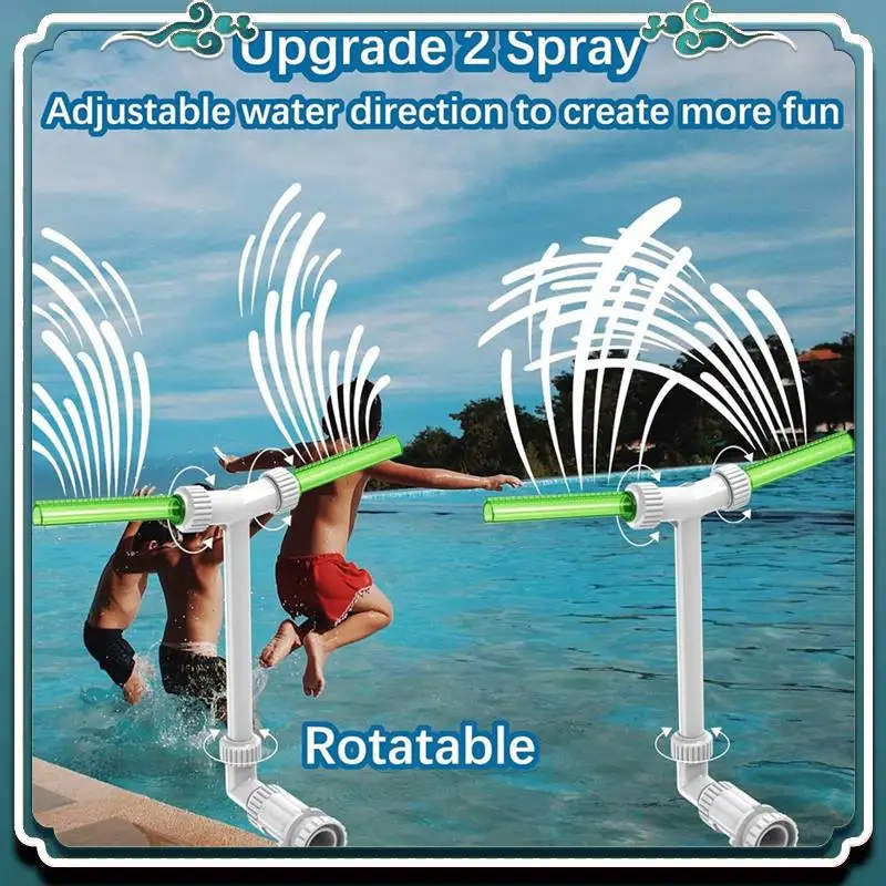 Premium Dual Spray Water Fountain With Fluorescent Green Lights,Adjustable 2In1 Nozzle For Inground And Above Ground Pools Durab
Premium Dual Spray Water Fountain With Fluorescent Green Lights,Adjustable 2In1 Nozzle For Inground And Above Ground Pools Durab