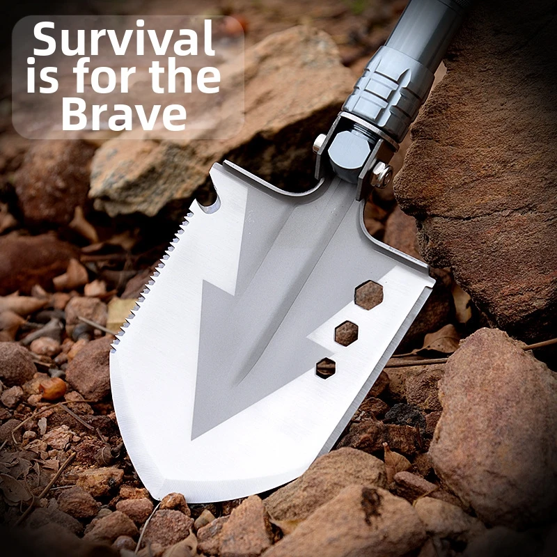 Outdoor Folding Shovel Heavy Duty Manganese Steel Camping Spade Portable Survival Digging Tool for Garden Yard Car Emergency Use
Outdoor Folding Shovel Heavy Duty Manganese Steel Camping Spade Portable Survival Digging Tool for Garden Yard Car Emergency Use