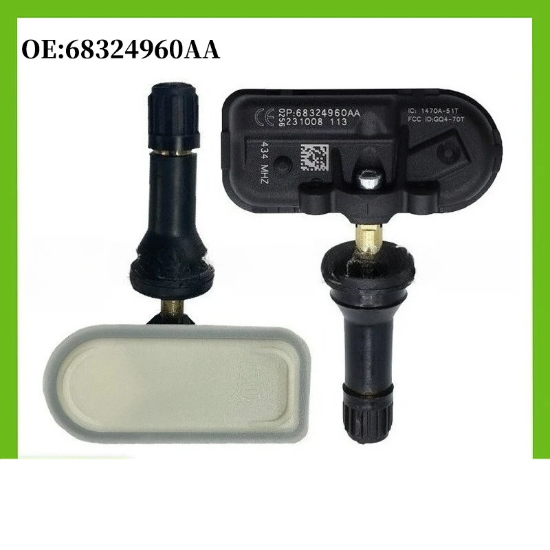 68324960AA 4pcs Tire Pressure Sensor 434MH for Jeep Cherokee KL 2014 2015 2016 2017 2018 2019 2020 RAM 1500 Classic For Chrysler
68324960AA 4pcs Tire Pressure Sensor 434MH for Jeep Cherokee KL 2014 2015 2016 2017 2018 2019 2020 RAM 1500 Classic For Chrysler