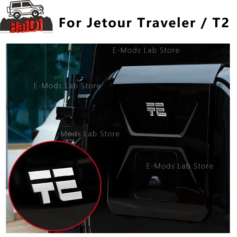 For Jetour T2 Spare Tire Emblem Car Logo Sticker Badge For Jetour Traveler Front Hood Decoration Body Sticker Exterior Decal
For Jetour T2 Spare Tire Emblem Car Logo Sticker Badge For Jetour Traveler Front Hood Decoration Body Sticker Exterior Decal