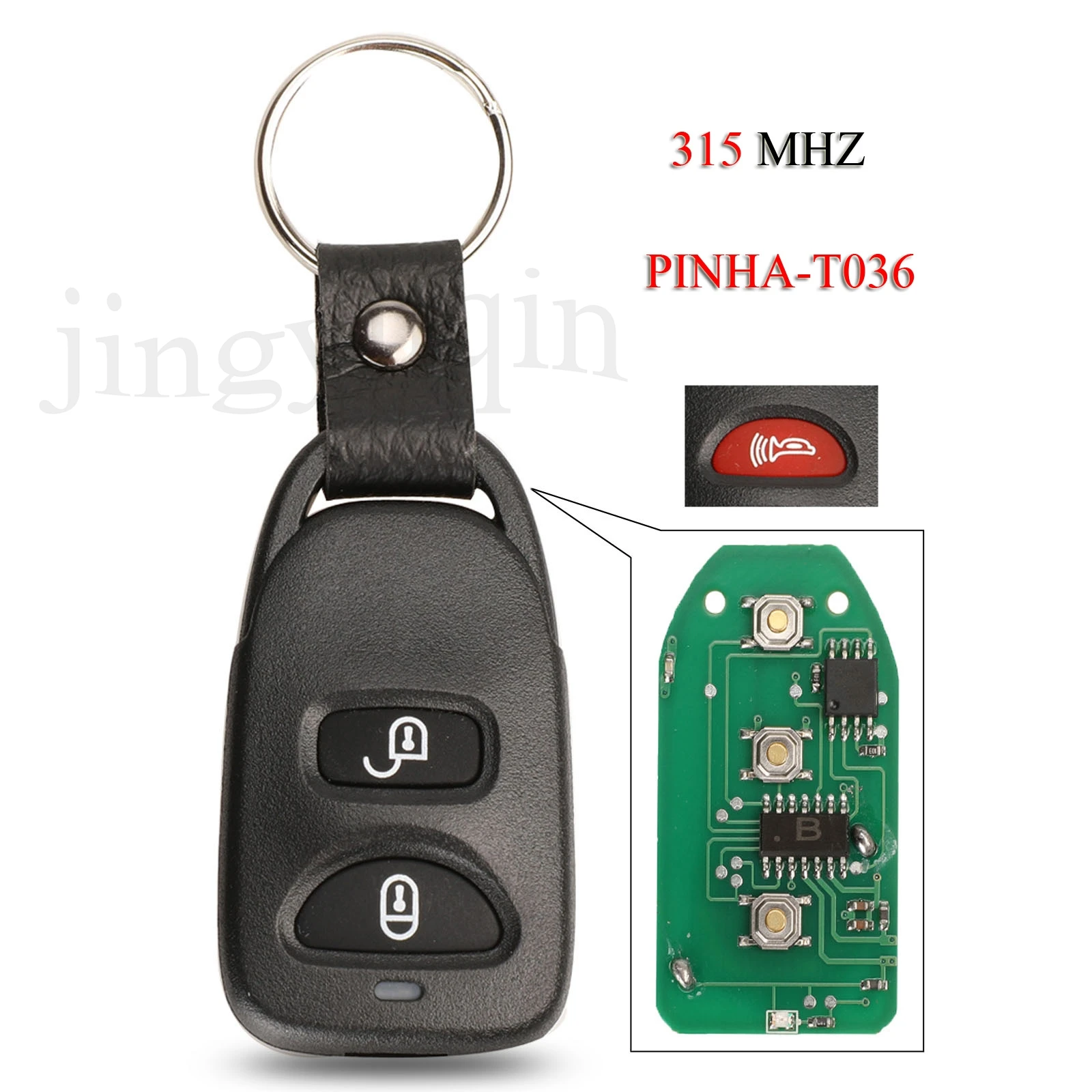 Jingyuqin дистанционный умный Автомобильный ключ для Hyundai Tucson Santa Fe Elantra2005-2011 2 кнопки + паника 315 МГц без ключа-Go PINHA-T036
Jingyuqin дистанционный умный Автомобильный ключ для Hyundai Tucson Santa Fe Elantra2005-2011 2 кнопки + паника 315 МГц без ключа-Go PINHA-T036