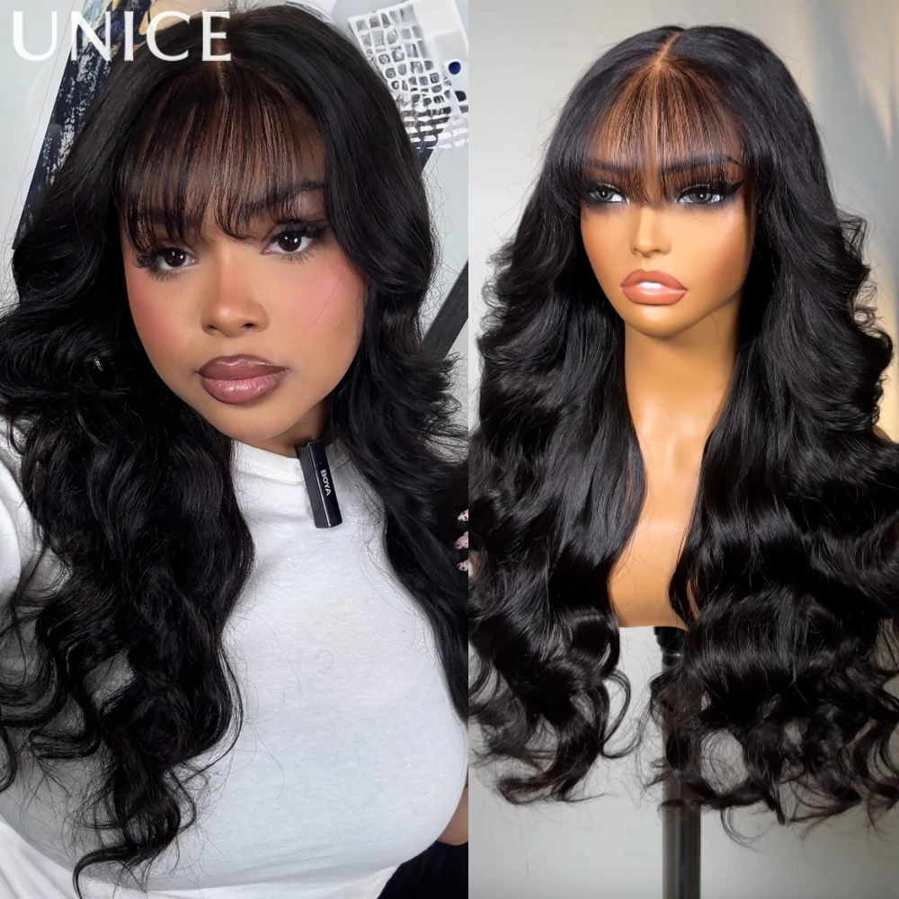 US Local Shipping | UNICE Hair Pre Everything 13x4 Human Hair Lace Frontal Wig Fluffy Loose Wave Wig With Curtain Bangs
US Local Shipping | UNICE Hair Pre Everything 13x4 Human Hair Lace Frontal Wig Fluffy Loose Wave Wig With Curtain Bangs
