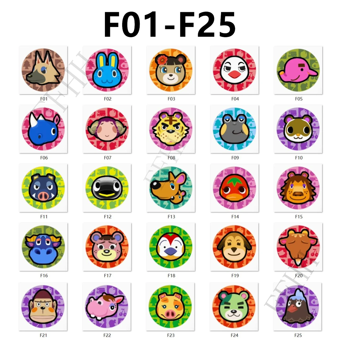F01-F25 Различные карты Amxxbo Hot Game Animal Croxxing: New Horizons, милые роли, набор NS Collect Mini NFC монетные карты Кетчуп, июнь
F01-F25 Различные карты Amxxbo Hot Game Animal Croxxing: New Horizons, милые роли, набор NS Collect Mini NFC монетные карты Кетчуп, июнь