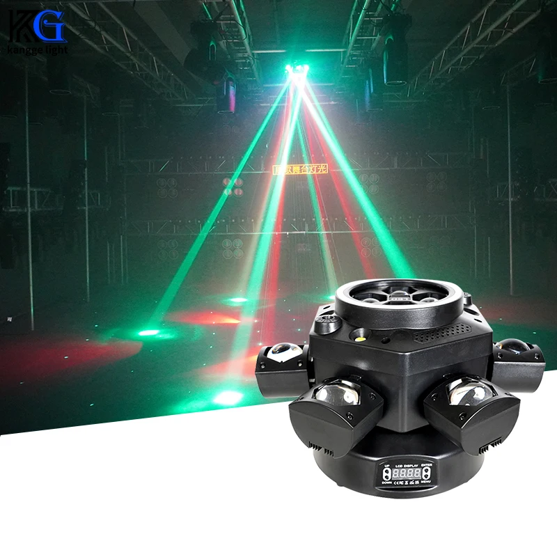 Светодиодный 150 Вт DMX512 6-головочный лазерный свет с подвижной головкой RGBW 6-рычажный стробоскоп с пчелиными глазами Лазерные движущиеся огни с пультом дистанционного управления для вечеринки на сцене
Светодиодный 150 Вт DMX512 6-головочный лазерный свет с подвижной головкой RGBW 6-рычажный стробоскоп с пчелиными глазами Лазерные движущиеся огни с пультом дистанционного управления для вечеринки на сцене