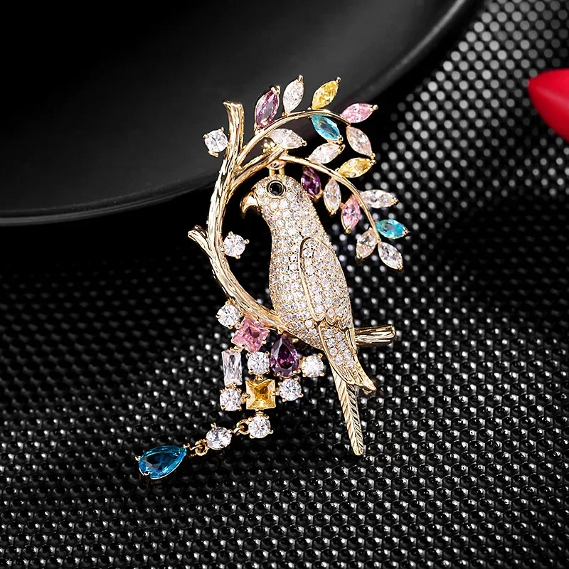 2025 New fashionable brooch, colorful zircon bird tassel pin, suit coat accessory, personalized and elegant animal brooch
2025 New fashionable brooch, colorful zircon bird tassel pin, suit coat accessory, personalized and elegant animal brooch