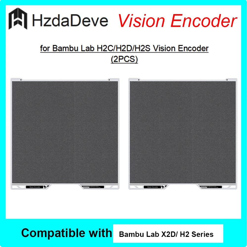 HzdaDeve Compatible with Bambu Lab X2D/H2D/H2C/H2S Vision Encoder Accuracy to Advanced Calibration Tool 5-7Minute Calibration