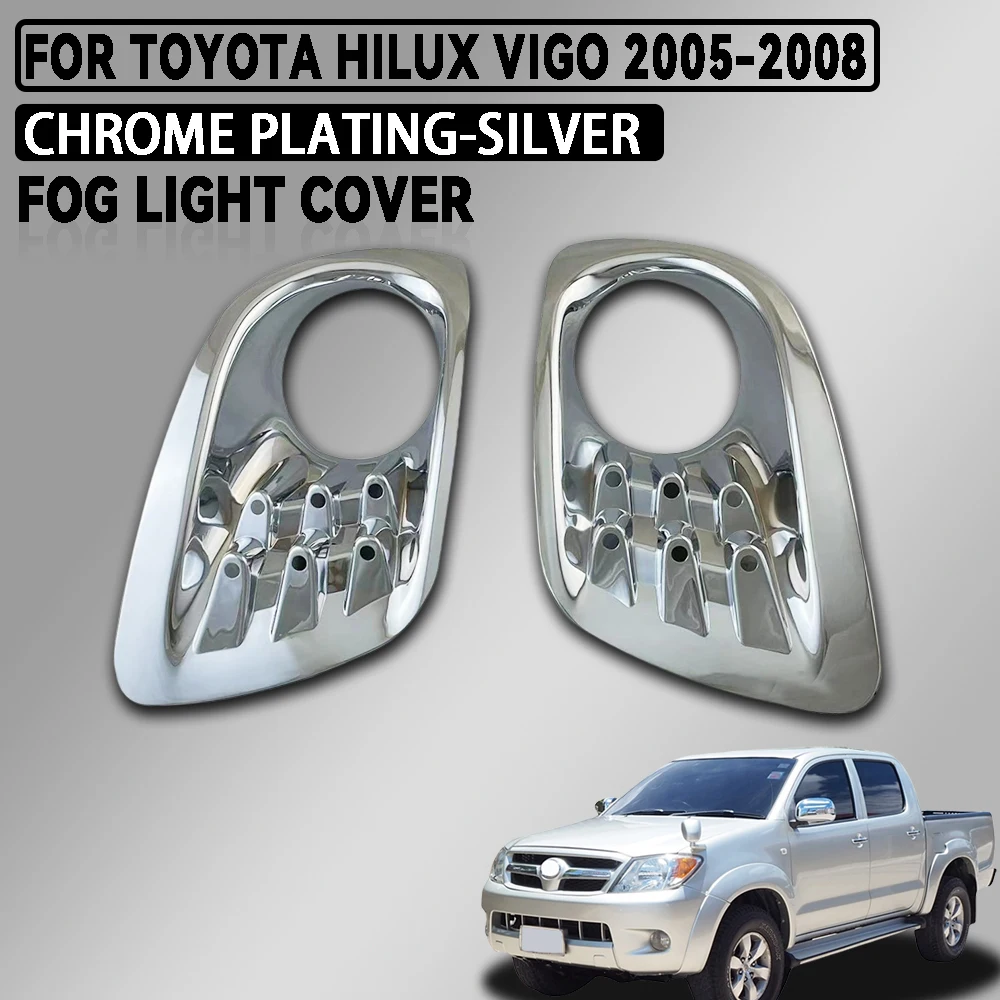Abs Chrome Plated Silver Car Fog Light Cover Trim For Toyota Hilux Vigo 2005 - 2008 Car Accessories Exterior Decorate
Abs Chrome Plated Silver Car Fog Light Cover Trim For Toyota Hilux Vigo 2005 - 2008 Car Accessories Exterior Decorate