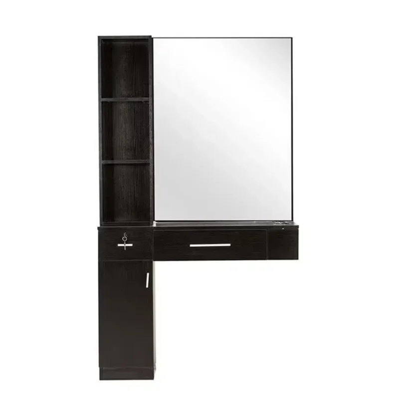 Modern hair salon equipment beauty barber single mirror station stylist station Hot sales
Modern hair salon equipment beauty barber single mirror station stylist station Hot sales