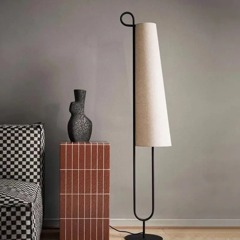 French Wabi Sabi Fabric LED Floor Lamps Living Room Study Retro Sofasides Bedroom LED Vertical Atmosphere Lights Interior Decor
French Wabi Sabi Fabric LED Floor Lamps Living Room Study Retro Sofasides Bedroom LED Vertical Atmosphere Lights Interior Decor