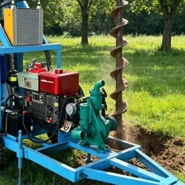 Customized 22-35HP Diesel High-Mobility Wheel Drilling Rig – 200m Hydraulic Depth for Home & Farm Water Wells
Customized 22-35HP Diesel High-Mobility Wheel Drilling Rig – 200m Hydraulic Depth for Home & Farm Water Wells