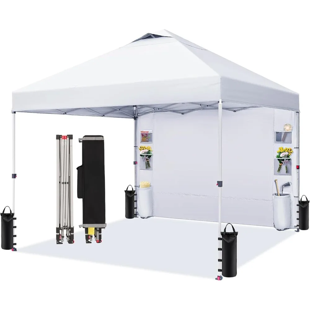 Canopy Tent 10x10 Pop Up Canopy Outdoor Shade with Pockets Sidewall, Easy Up Sun Shelter with One Person Set Up
Canopy Tent 10x10 Pop Up Canopy Outdoor Shade with Pockets Sidewall, Easy Up Sun Shelter with One Person Set Up