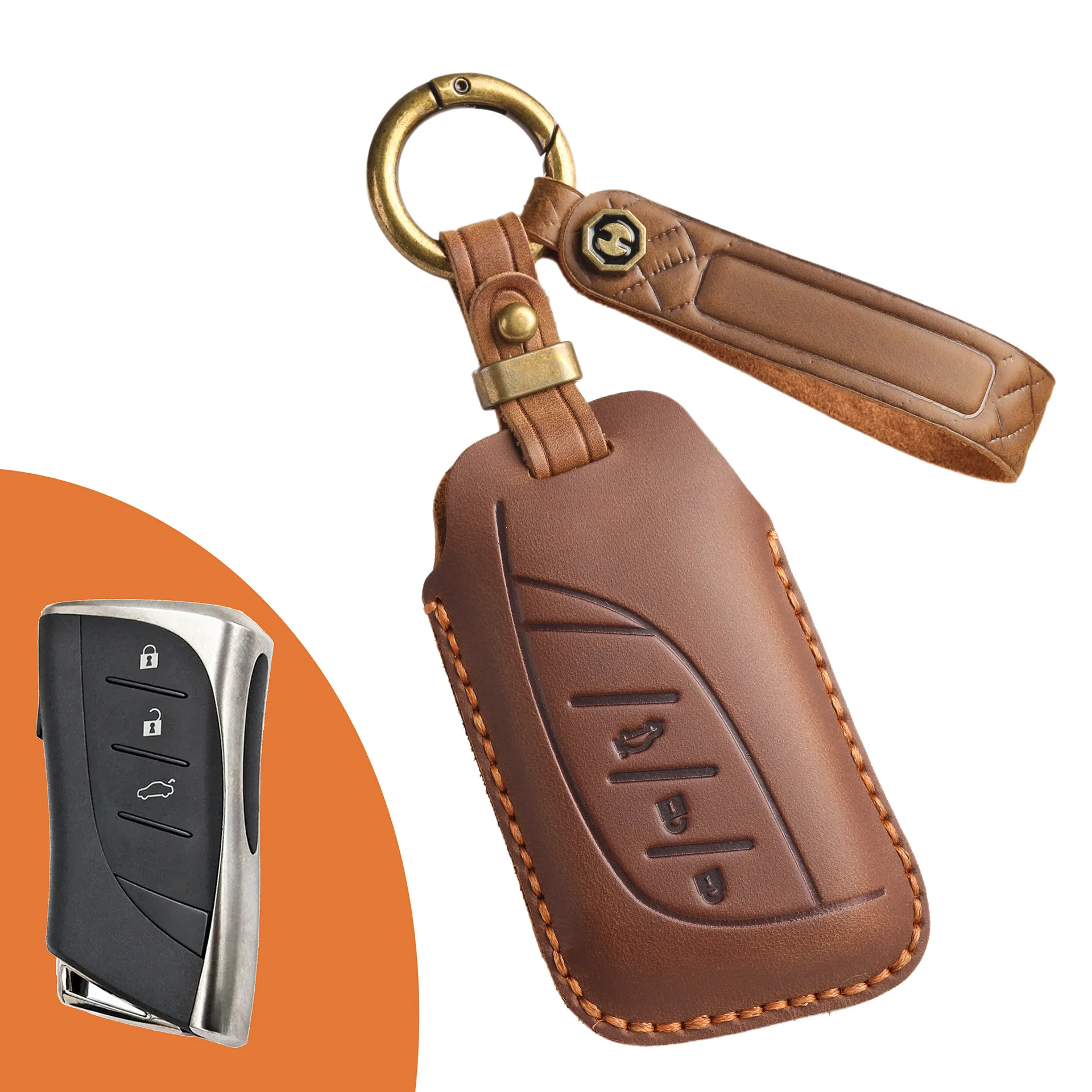 Luxury Leather For Lexus Car Remote Key Case Cover Shell NX ES RC LX GX IS RX 200 250h 350h LS 450h 260h 300h UX200 Accessories
Luxury Leather For Lexus Car Remote Key Case Cover Shell NX ES RC LX GX IS RX 200 250h 350h LS 450h 260h 300h UX200 Accessories