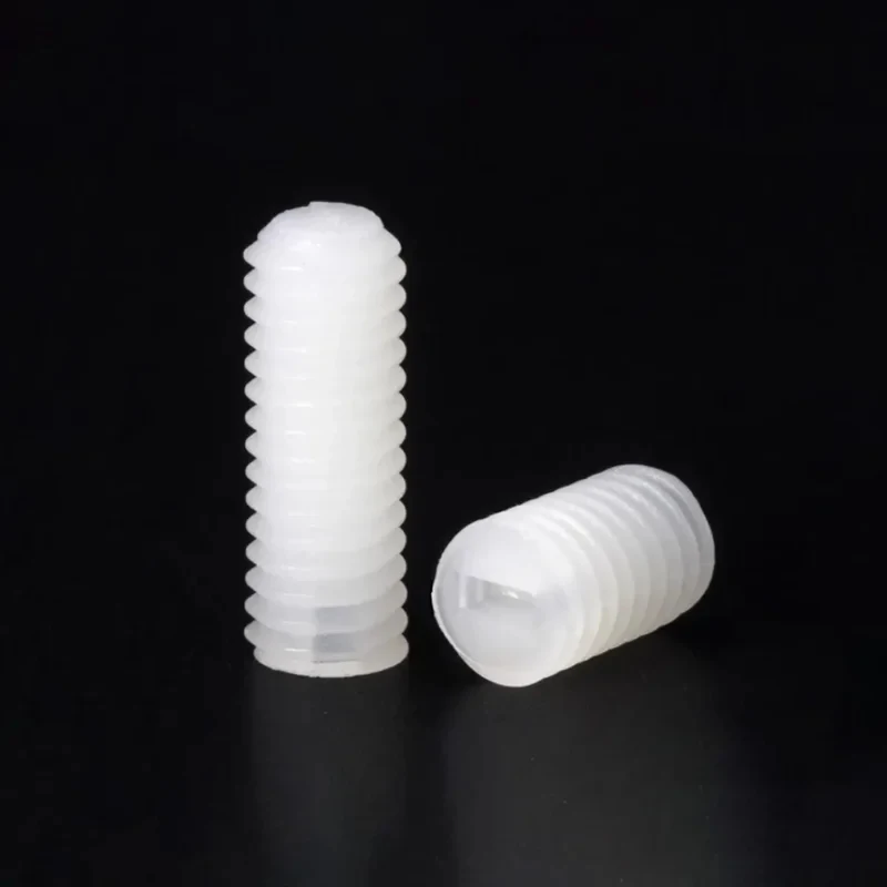 M3-M8 Nylon Headless Set Screws / Slotted Plastic Grub Screws - Non-Conductive Fixing Bolt for Electronics & PCB
M3-M8 Nylon Headless Set Screws / Slotted Plastic Grub Screws - Non-Conductive Fixing Bolt for Electronics & PCB