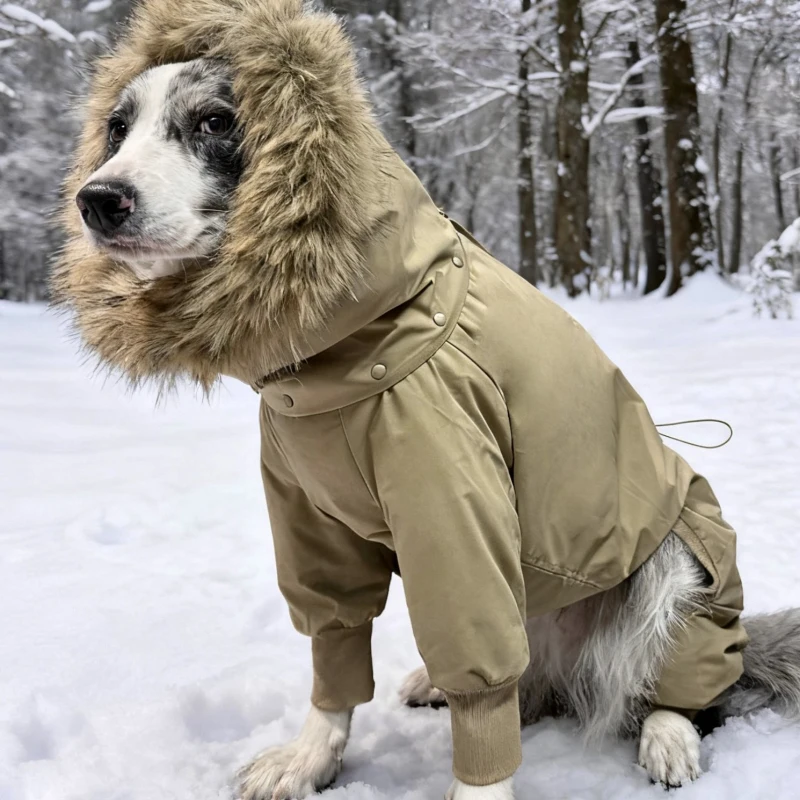 Big Large Pet Dog Clothes Winter Dog Jumpsuit Coat Border Collie Samoyed Husky Labrador Golden Retriever Clothing Pet Apparel
Big Large Pet Dog Clothes Winter Dog Jumpsuit Coat Border Collie Samoyed Husky Labrador Golden Retriever Clothing Pet Apparel