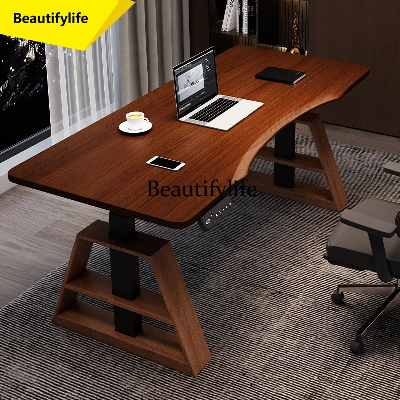 A17 Nordic Creative L-shaped Writing Desk Modern Minimalist Executive Lift Computer Desk Solid Wood Electric Office Furniture
A17 Nordic Creative L-shaped Writing Desk Modern Minimalist Executive Lift Computer Desk Solid Wood Electric Office Furniture