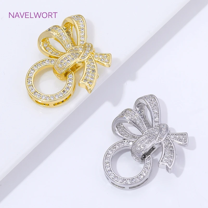 18K Gold Plated Pearl Clasps Connectors,Inlaid Zircon 3 Rings Butterfiy Jewelry Locks,Clasp For Bracelets,DIY Jewelry Fittings
18K Gold Plated Pearl Clasps Connectors,Inlaid Zircon 3 Rings Butterfiy Jewelry Locks,Clasp For Bracelets,DIY Jewelry Fittings