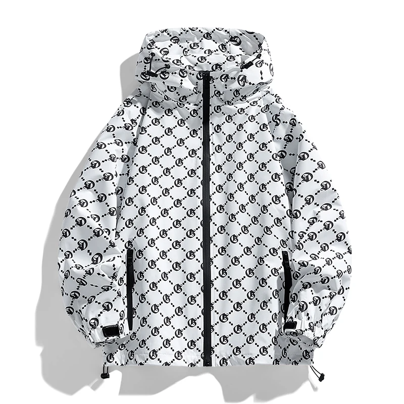 Jacket Men's Spring and Autumn Spring Boys Loose Casual Sports Jacket Men's Couple Hooded
Jacket Men's Spring and Autumn Spring Boys Loose Casual Sports Jacket Men's Couple Hooded