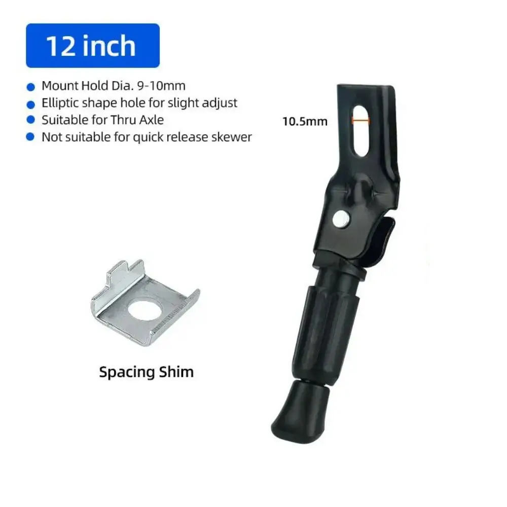 12/14/16/18/20 Inch Bicycle Side Support Adjustable Tilt Angle Anti Slip Bike Kickstand Parking Stand Black
12/14/16/18/20 Inch Bicycle Side Support Adjustable Tilt Angle Anti Slip Bike Kickstand Parking Stand Black