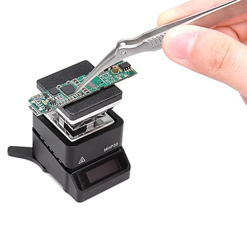 AM-MHP30 Mini Hot Plate Heating Tool Set Portable Volume Built-In OLED Display Hot Plate Preheater Kit For Phone PCB Motherboard
AM-MHP30 Mini Hot Plate Heating Tool Set Portable Volume Built-In OLED Display Hot Plate Preheater Kit For Phone PCB Motherboard