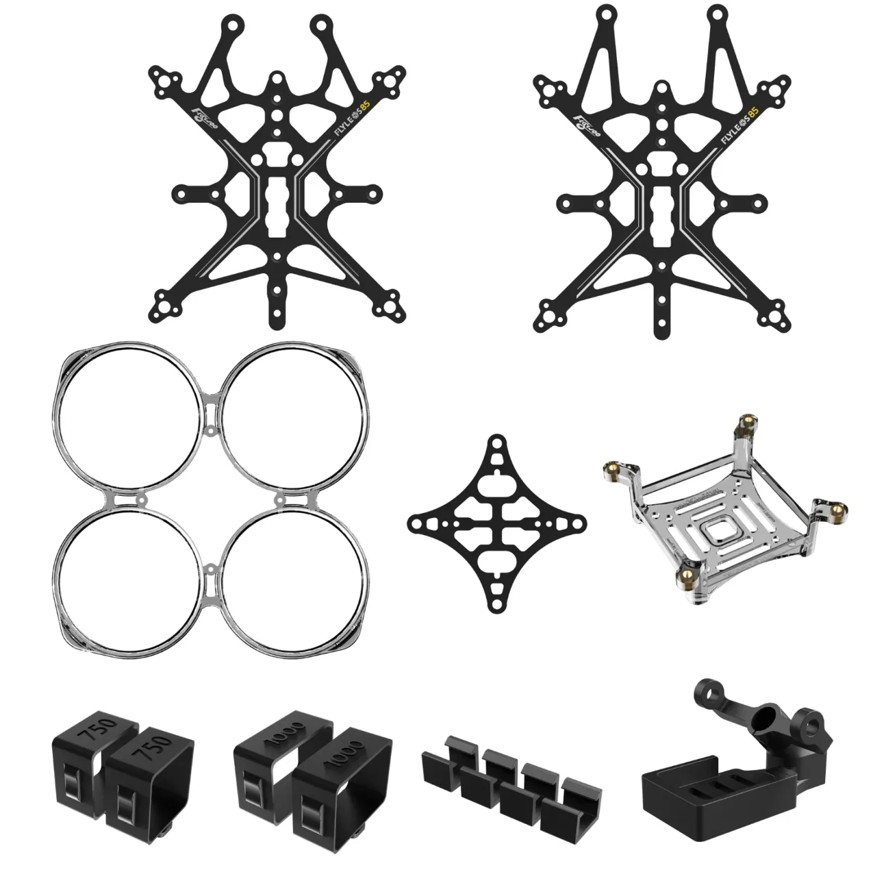 FPV Frame Accessory Kit FLYWOO Flylens 85 Integrated Matching Parts Model Upgrade Accessories