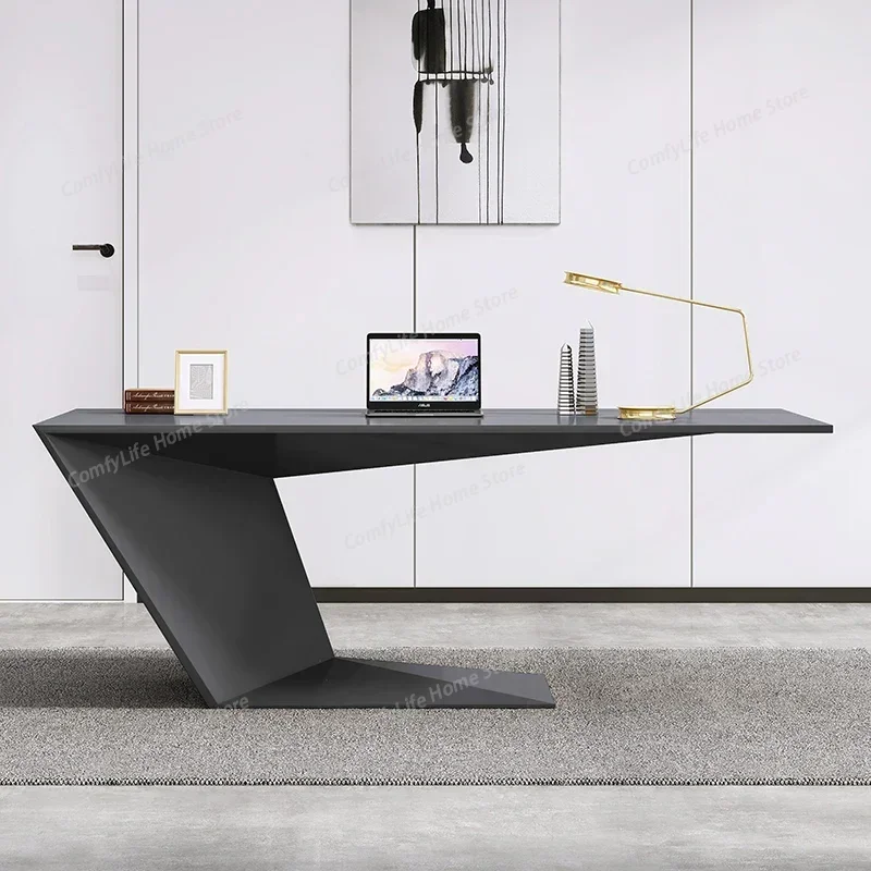 Reception Creative Office Desk Work Computer Nordic Table Minimalist Executive Office Desk Workstation Tavolino Trendy Furniture
Reception Creative Office Desk Work Computer Nordic Table Minimalist Executive Office Desk Workstation Tavolino Trendy Furniture