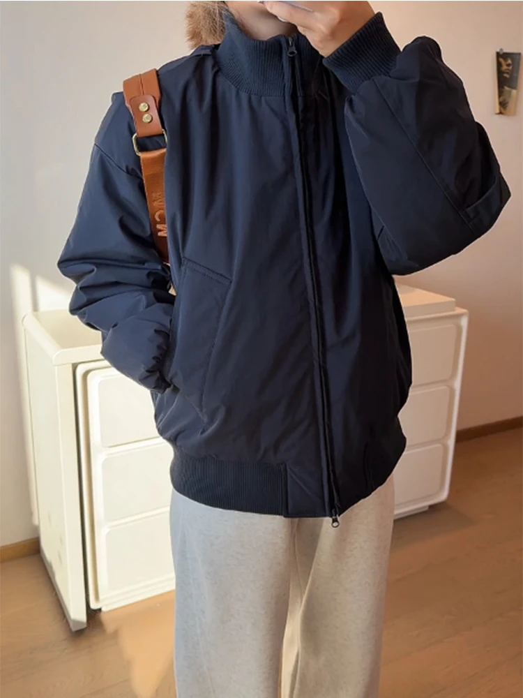 Мужская осенне-зимняя теплая куртка American Cleanfit из хлопка с воротником-стойкой, синяя, повседневная, модная
Мужская осенне-зимняя теплая куртка American Cleanfit из хлопка с воротником-стойкой, синяя, повседневная, модная