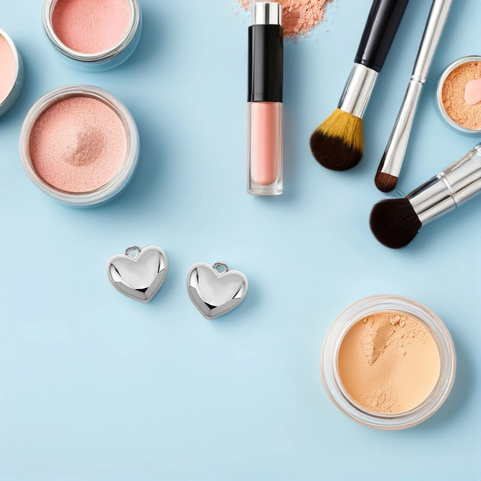 4Pcs Heart Shaped Makeup Storage Plate Portable Empty Palette for Blush Highlighter Concealer Travel Container with
4Pcs Heart Shaped Makeup Storage Plate Portable Empty Palette for Blush Highlighter Concealer Travel Container with