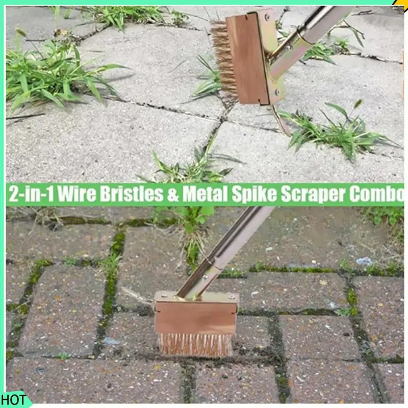 AWAH Weed Brush 60INCH Long Handle, Manual Crevice Weeding Brushes, Crack Weeder, For Cleaning Patio Block Walkway Driveway
AWAH Weed Brush 60INCH Long Handle, Manual Crevice Weeding Brushes, Crack Weeder, For Cleaning Patio Block Walkway Driveway