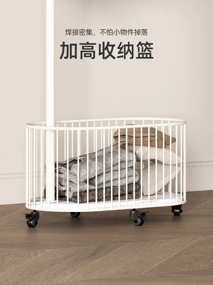 -French Cream Style Clothes Hanger, Floor To Ceiling, Bedroom, Household Light Luxury
-French Cream Style Clothes Hanger, Floor To Ceiling, Bedroom, Household Light Luxury