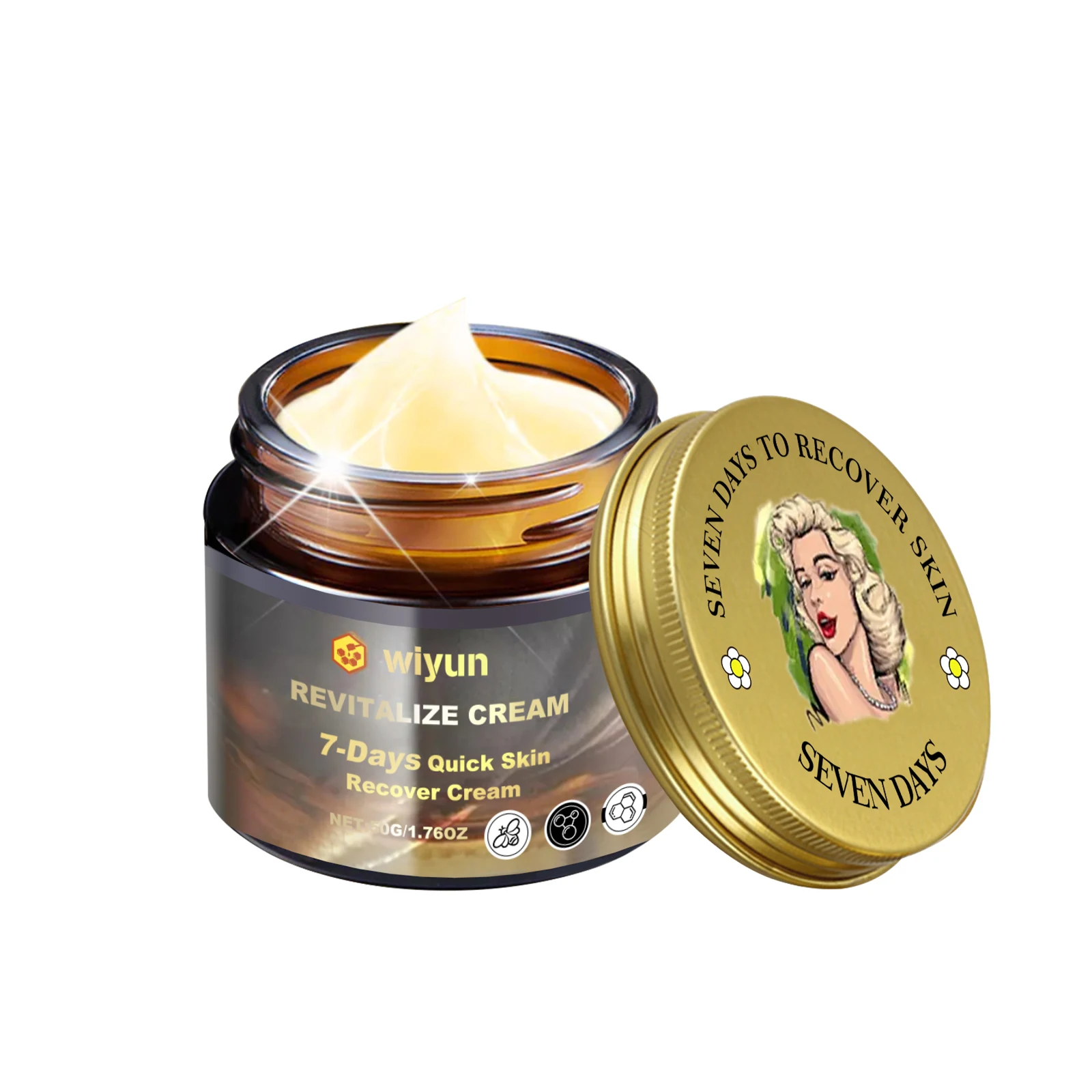 7-Day Rapid Recovery Cream - Intensive Skin Repair Moisturizer for Dull & Stressed Skin"
7-Day Rapid Recovery Cream - Intensive Skin Repair Moisturizer for Dull & Stressed Skin"