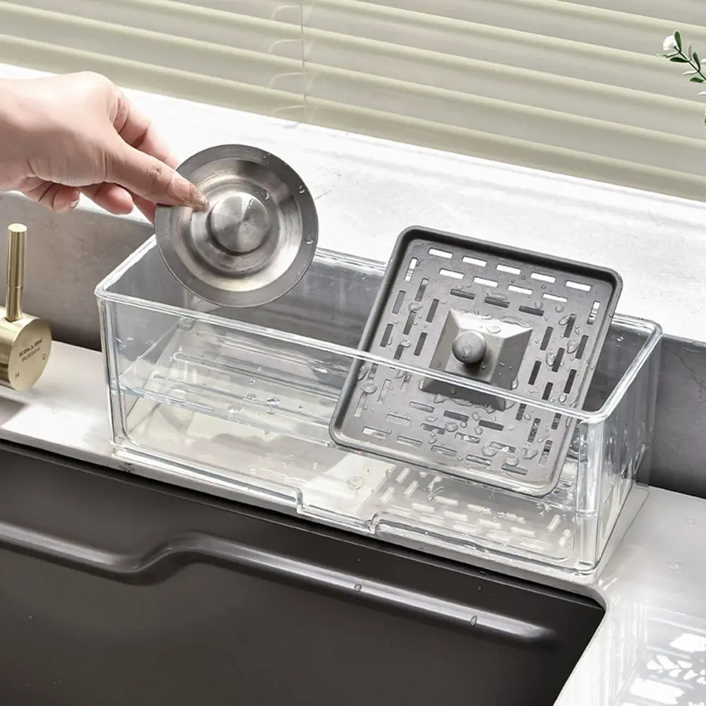 Moisture-proof Kitchen Sink Sponge Rack Detachable Partition Save Space Self-Draining Kitchen Sink Organizer Multifunctional
Moisture-proof Kitchen Sink Sponge Rack Detachable Partition Save Space Self-Draining Kitchen Sink Organizer Multifunctional